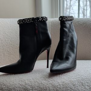 Black Ankle Stilleto Boots